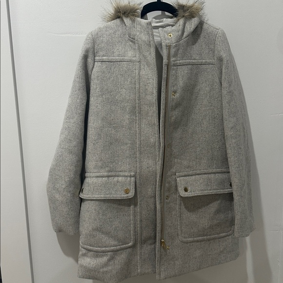 NWT J Crew Wool Blend Coat - Picture 2 of 7